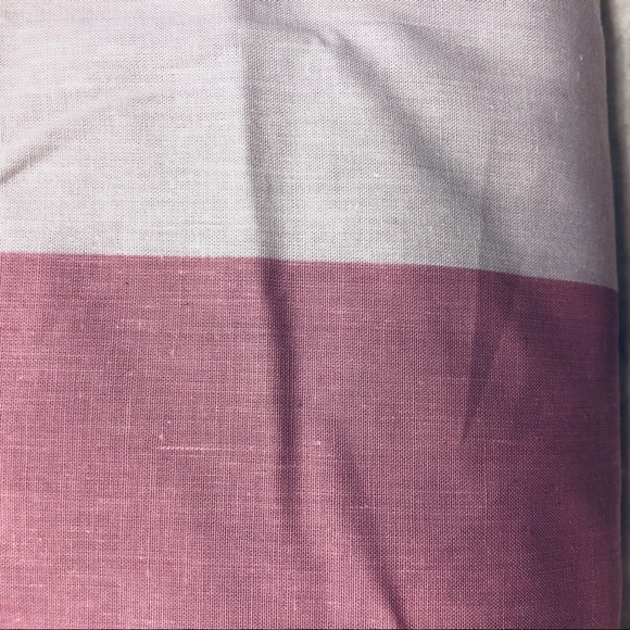 NWT Pillowfort Duvet Cover Set Purple Rugby Stripe Twin - Picture 7 of 9